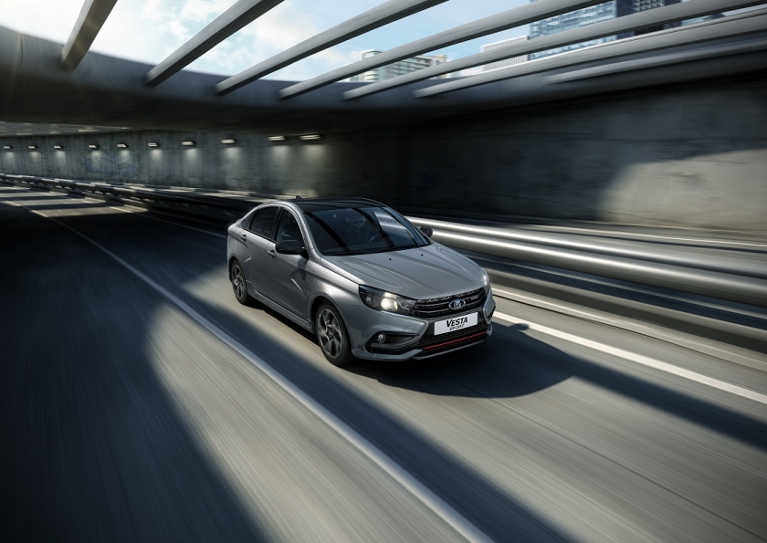 тартовали продажи LADA Vesta Sport c пакетом «двухцветная окраска»
